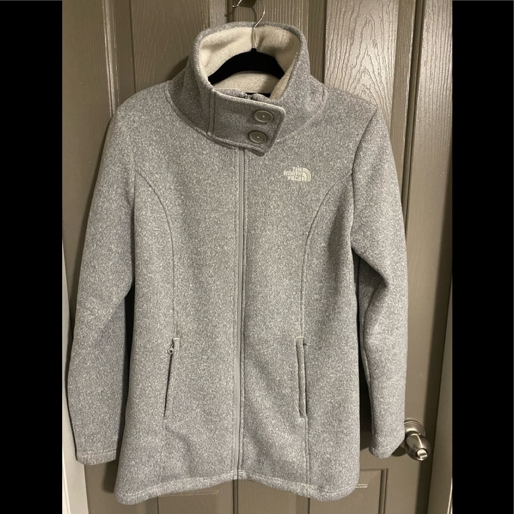 The North Face pile backed jacket.